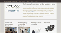Desktop Screenshot of proavhometheater.com
